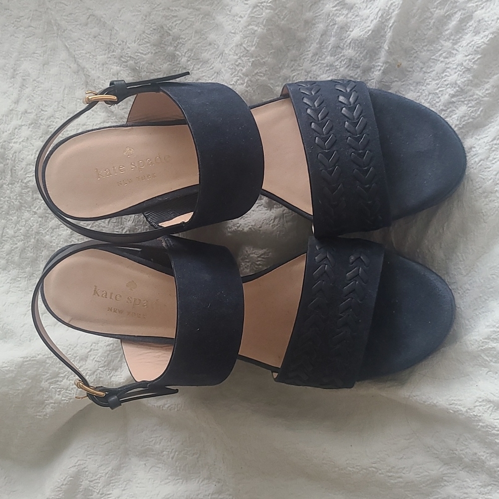 Kate spade navy heels